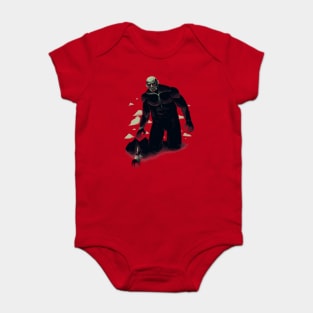 shadown of the titan (grey) Baby Bodysuit